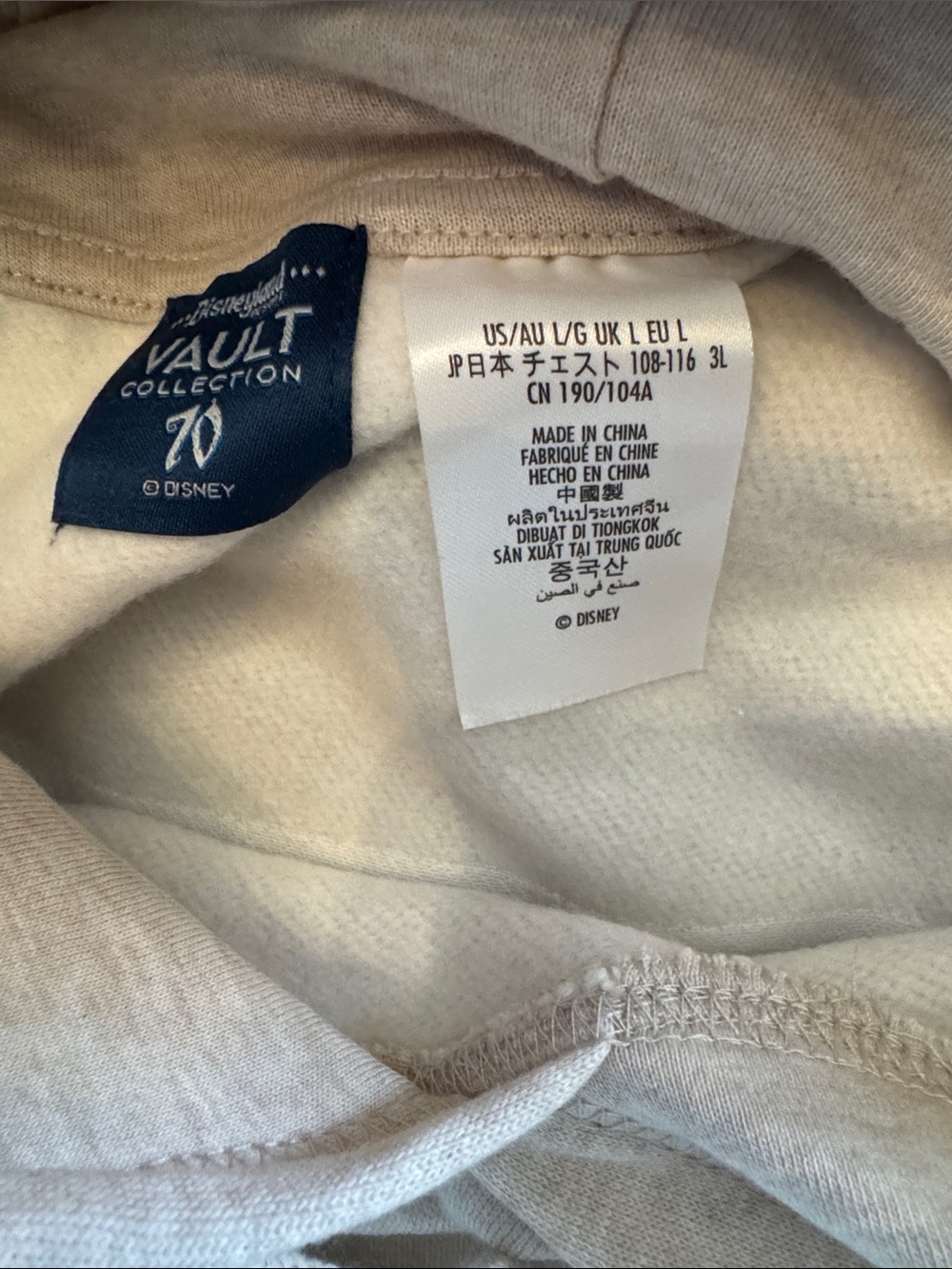 DLR 70th Anniversary Unisex Vault Collection Hoodie - Picture 4 of 9
